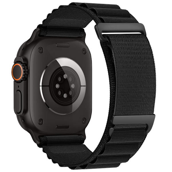 Klockarmband för Apple Watch iWatch 38/40/41/42mm svart svart spänne