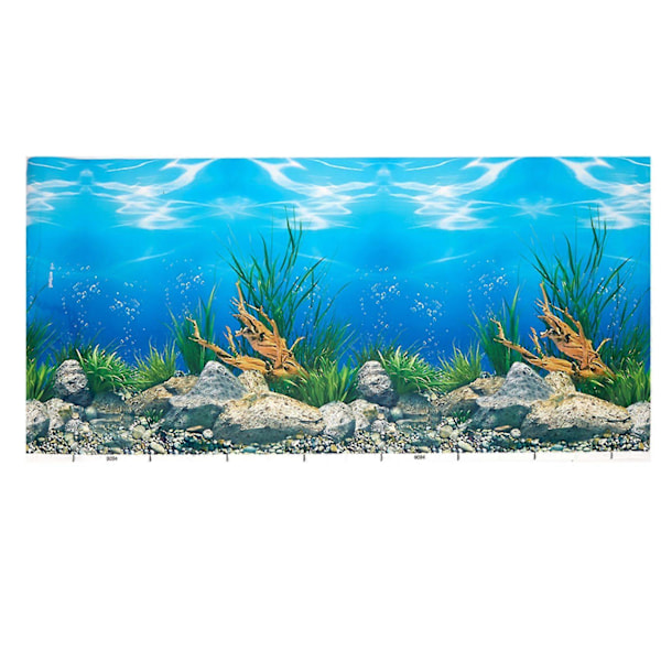 Akvarium Bakgrunnspapir HD Bilde 3D Tredimensjonalt Akvarium Tapet Bakgrunnsmaleri D (haoyi)