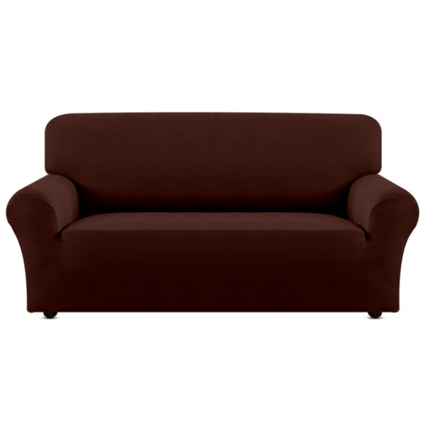 22 enfärgade funda soffa elastisk 1 2 3 4 sits Soffa cover lounge wine red2 2seat ( 145-185cm )