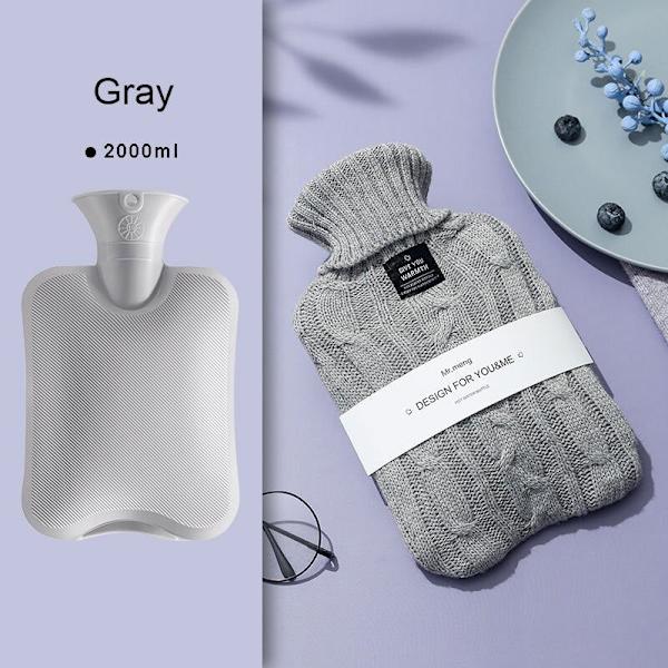 Varmtvannsflaske for hender, for kvinner, spesiell varmtvannsflaske for menstruasjon, håndvarmer, varmtvannsposer for vinteren yanhui2000ml Overseas