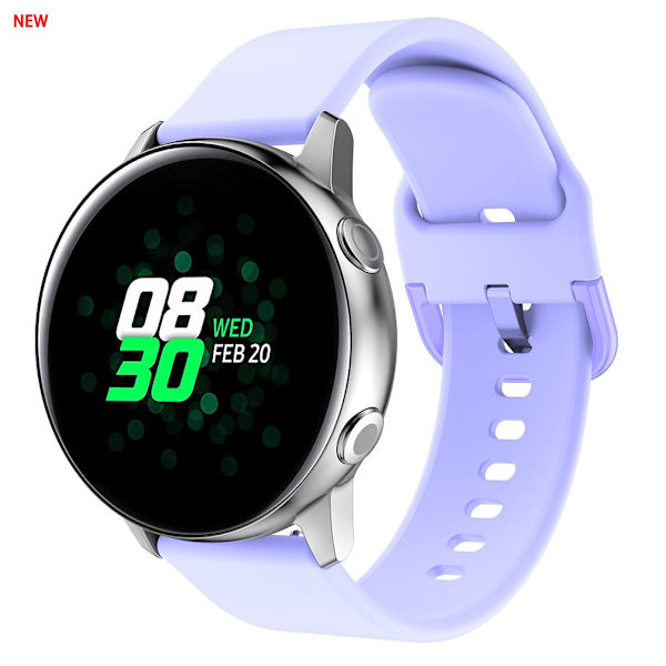 Silikoniset rannekkeet Samsung Galaxy Watch 3 41mm 45mm -kelloon, älykäs urheiluranneke Samsung Galaxy Watch 4 42mm -kelloon grey Galaxy Watch4 40mm