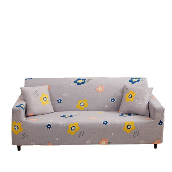Stoff Sofatrekk Kombinasjon Imperial Concubine Enkelt Fullt Trekk Sofatrekk Nordisk Stil Elastisk Melkesilke Sofatrekk Hua Jian Yan language Single seat: 90-140cm