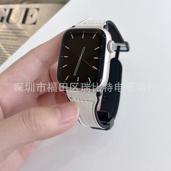 Klockarmband för Apple Watch iWatch 38/40/41/ 10:e generationen 42mm universal vit