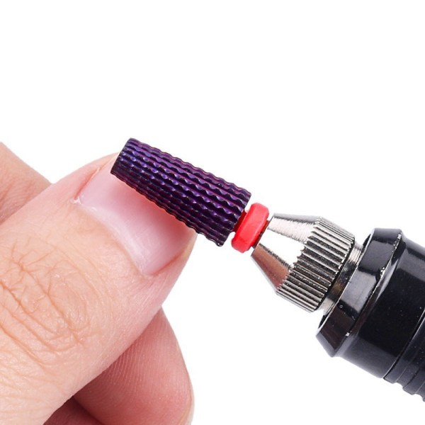 Fem-i-En Multifunktionel Trapezformet Slibehoved Negle Wolfram Stål Gylden Slibehoved Neglefjerner Kryds Tandbelægning Farve Legering Manicure Color XF extra fine teeth (yellow)