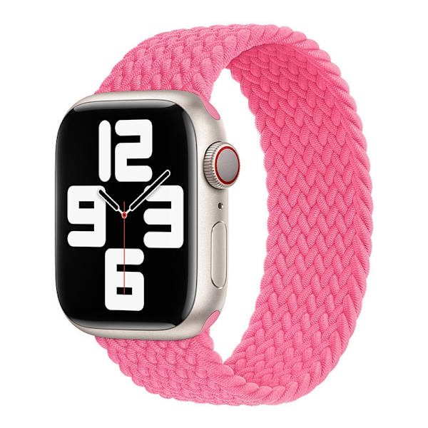 Urrem til Apple Watch iWatch 38/40/41MM urskive størrelse L håndledsomkreds 167~188mm orange pink