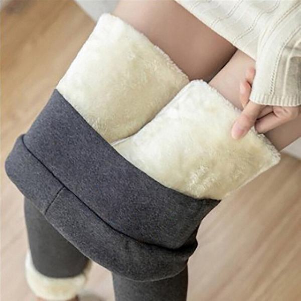 2023 Talven Lämpimät Seksikkäät Leggingsit Naisille Superpaksu Joustava Lampaantalja Kashmir Leggingsit Tiukat Fitness Naisten Housut Leggingsit Color 5 3XL(Size Fits XL)