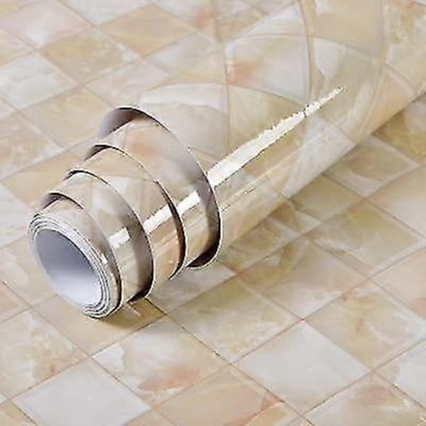 Itseliimautuva, vedenpitävä ja irrotettava vinyylitapetti Marble Crystal Grid 40cm x 2m Marble Crystal Grid 40cm x 2m