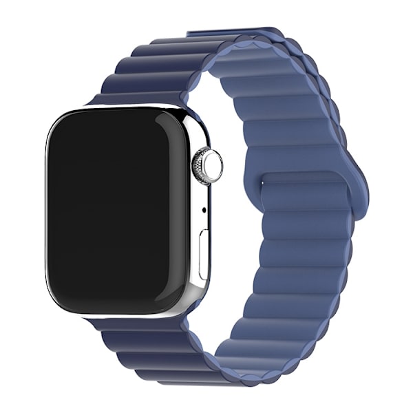 Klockarmband för Apple Watch iWatch 42/44/45/49mmS10 46mm Mörk och ljus marinblå