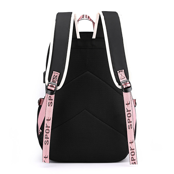 Swagger Taske med Nylon Materiale Rygsække BlackBTS