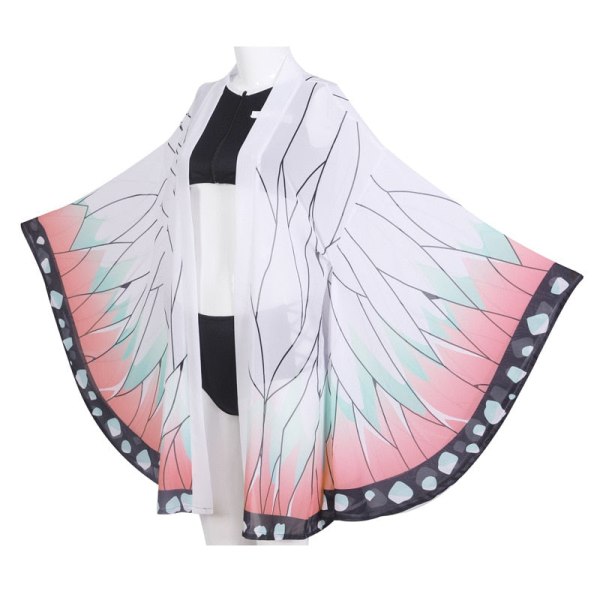 Demon Slayer Shinobu Kocho Cosplay Puku Uimapuku Kimetsu no Yaiba Kimono Agatsuma Zenitsu Bikini Ranta Anime Kesäsetti A3 XXL