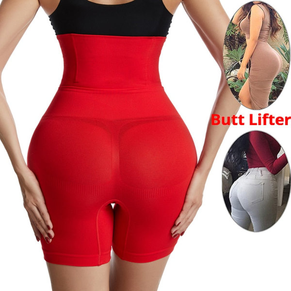 High Waist Trainer Shaper Magkontroll Trosor Höftrumpa Lifter Body Shaper Bantning Shapewear Modellering Strap Trosa Black M