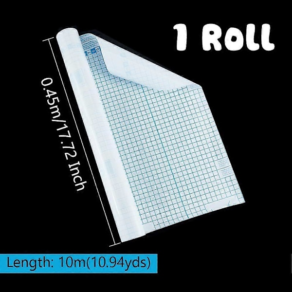 Kirkas kontaktimuovi, itseliimautuva kirjakääre, itseliimautuva kalvo keittiön taustalevyille, laatoille, kaapeille, seinille ja hyllyille, 10,9 jaardia/rulla x 17,7