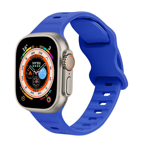 Klockarmband för Apple Watch iWatch 42-49mm Kungsblå