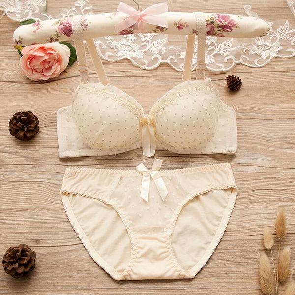 Behåar för Kvinnor Push Up BH Spets Bralette med Omlindad Rosett Underkläder Red 32/70AB