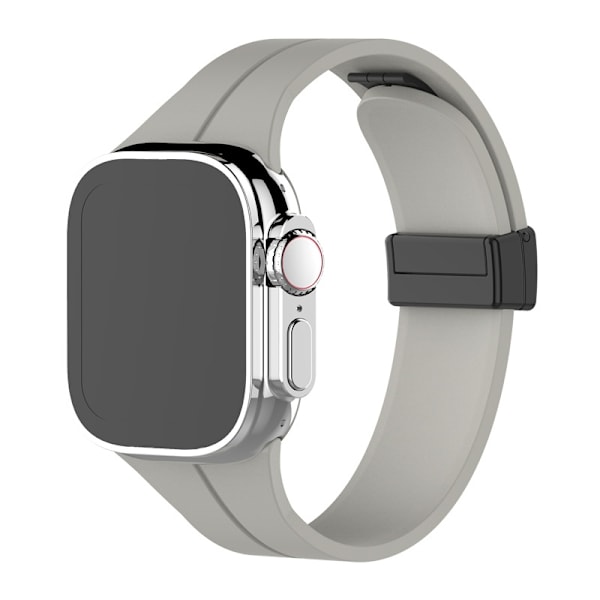Kellon ranneke Apple Watch iWatch -kelloon S10-46mm 42/44/45/49mm Cloud Gray