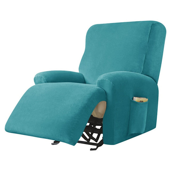 Fåtöljöverdrag Delad Design Stretch Lazy Boy Fåtöljöverdrag Vilstol Enkel Sofföverdrag Armstödsöverdrag A14 Recliner cover