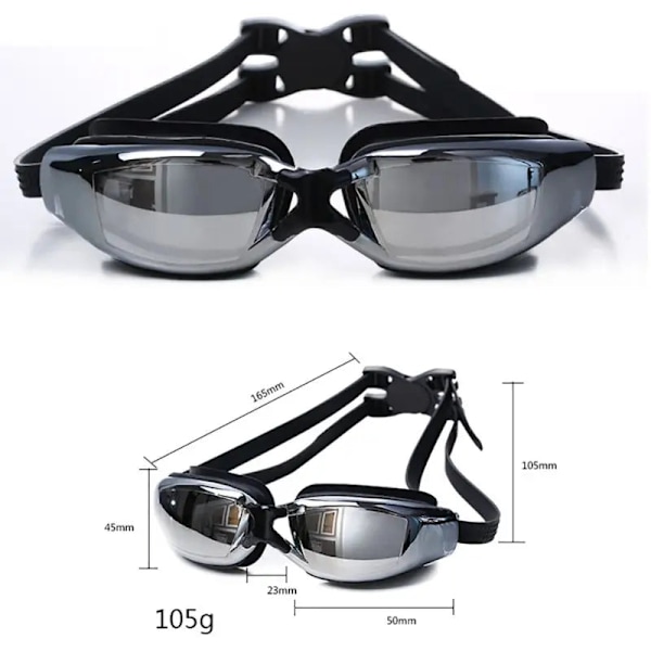 UV Vattentäta Anti-im Glasögon Badkläder Simning Dykning Vattenglas Gafas Justerbara Simglasögon Kvinnor Män Simglasögon H Overseas