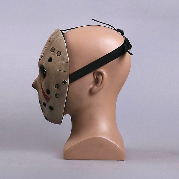 Jason Voorhees Halloween Fest Morder Cosplay Kostume Resin Maske Skræmmende Masker Prop Default Title