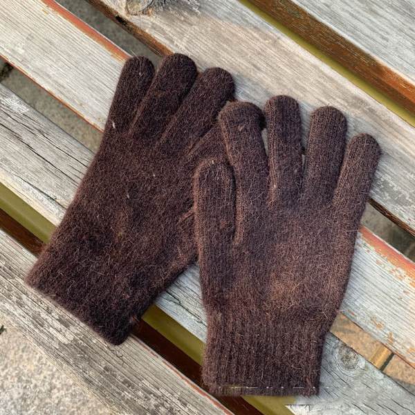 Joustavat kokosormihanskat Lämpimät Paksut Pyöräily Ajaminen Muoti Naiset Miehet Talvi Lämpimät Neulotut Villaiset Ulkoiluhanskat Light Grey One Size