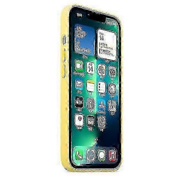 Silikonetui med MagSafe til iPhone 13 Pro Lemon Zest