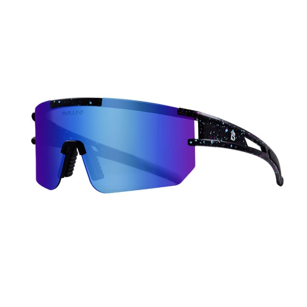 Udendørs briller til cykling Motorcykeltilbehør Polariserede udendørs sportsbriller Moderne solbriller Herre- og damesolbriller Black frame polarized red film 17cm