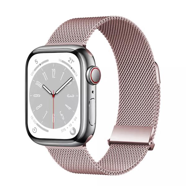 Klockarmband för Apple Watch iWatch 38/40/41mm Rosrosa