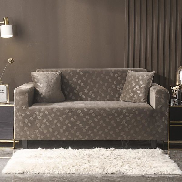 Kristalli Velvet Joustava Sohvanpäällinen Venyvä Sohvanpäällinen Sohvanpäälliset Leikattava Yksivärinen Yksi/Kaksi/Kolme/Neljä Istuinta L-muoto Tarvitsee Ostaa 2kpl Linen 235-300cm
