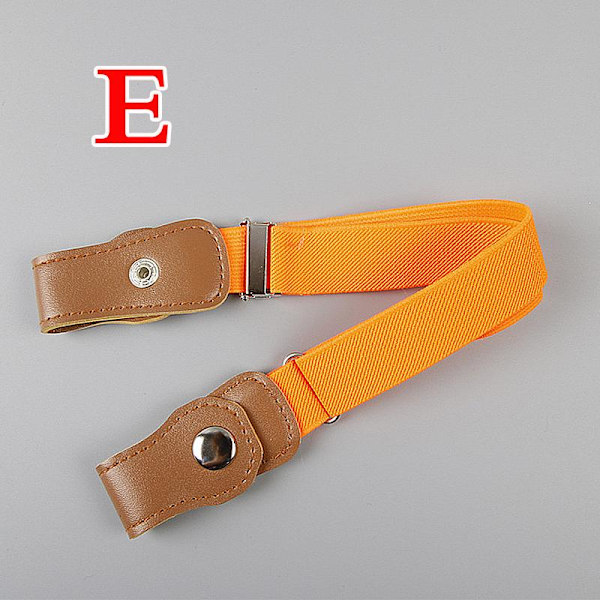 Barn Anti-Fradragsbelter Jeans Midjebånd Stretch Midjebelte Spennefri Elastisk Like the picture D