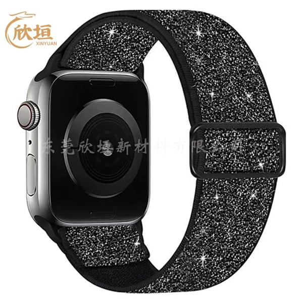Klockarmband för Apple Watch iWatch 38/40/41 Flash Svart