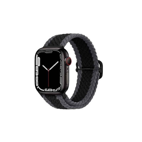 Klockarmband för Apple Watch iWatch 42/44/45/49MM Dubbelsidig mörkgrå