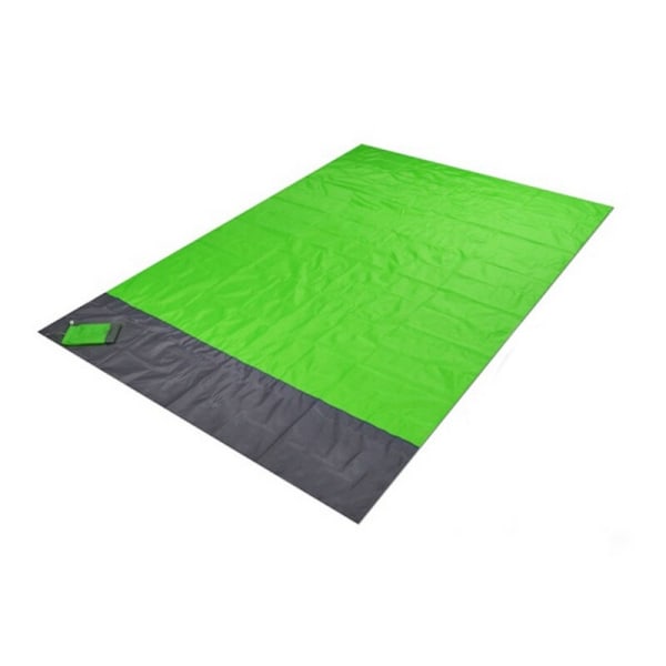 2x2.1m Stort Strandhåndkle Matte Anti Sandfri Strand Anti Sand Strandteppe Overdimensjonert Lomme Piknik Vindhindrende Sandtett Rose red 2.1x2m