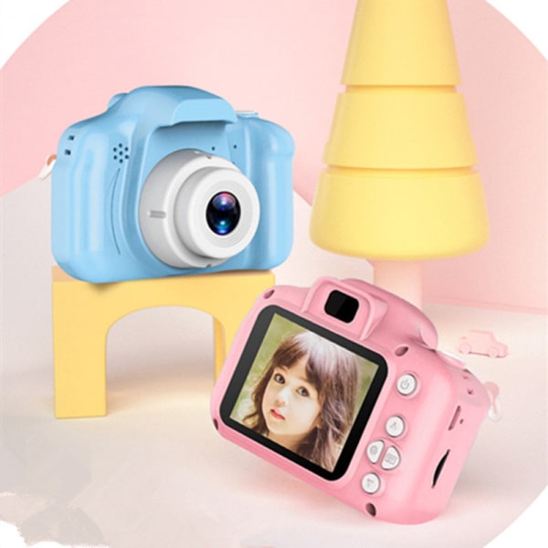 Leke Kamera Foto Digital Bursdagsgave for Gutter og Jenter Green 16G card