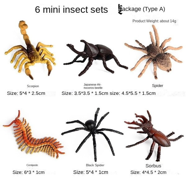 Mini Ocean Tropisk Fisk Model Sæt Simulation Solid Klovnfisk Fe Fisk Rævefisk Børns Undervisningslegetøj KZ mini frog model (6 sets)