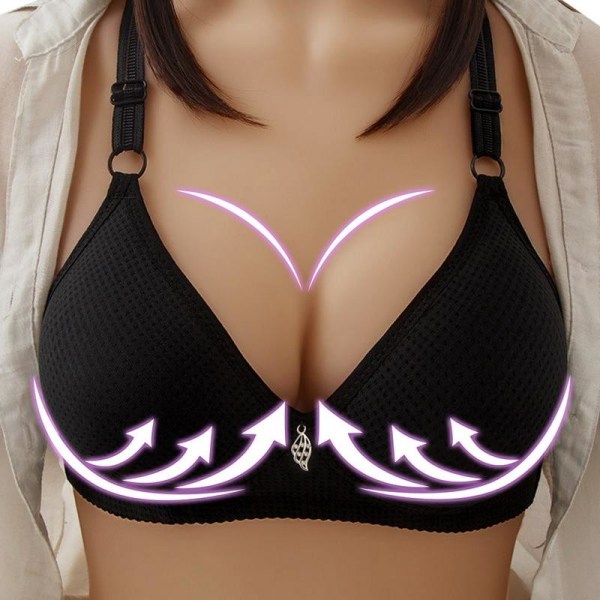Undertøj Simpel BH Damer Sexet Undertøj B C Cup Black 85C