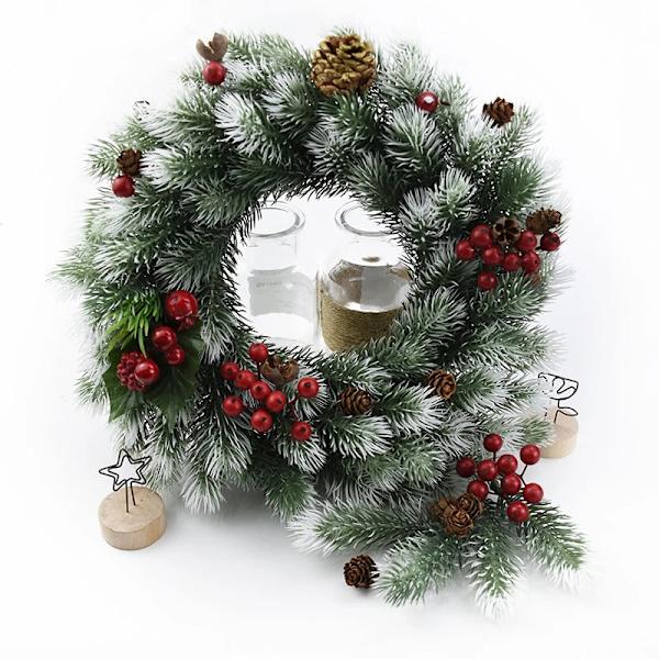 10/20 Stykker Plast Furu Nåler Hjem Dekor Tilbehør Julekrans Materiale Scrapbooking Bryllup Kunstige Planter 10 Pieces 14cm