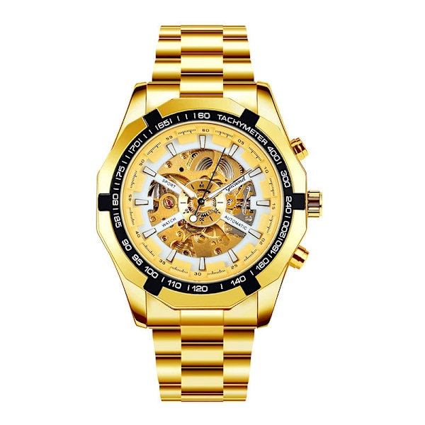 Camel Automatisk Mekanisk Ur Mekanisk Ur Selvlysende Ur Herre Full gold black surface