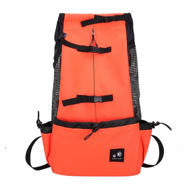 Ryggsäck för utomhusresor, valp, mellanstor hund, för små hundar, andningsbara promenader, fransk bulldogg, bärväskor, husdjurstillbehör Yellow L-suit 8-16kg