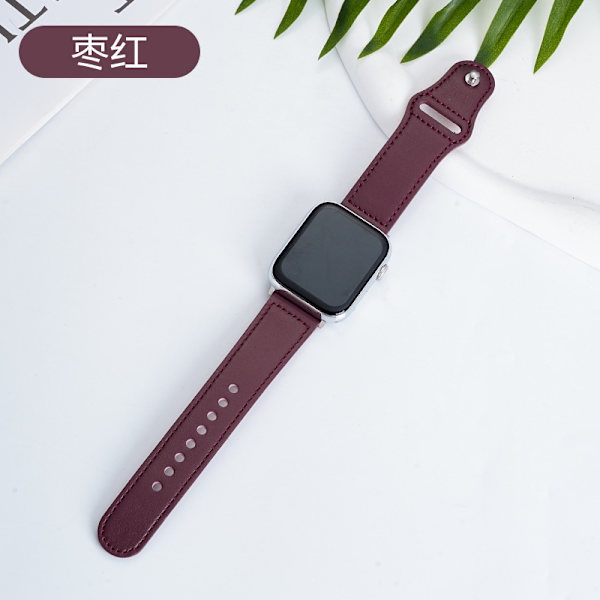 Klockarmband för Apple Watch iWatch Gäller: 1-8 generationen SE 38-40-41mm 5 röd