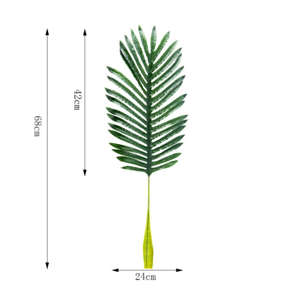 Yksiosainen monstera keinotekoiset kasvit muoviset trooppiset palmunlehdet kodin puutarhan koristetarvikkeet valokuvaus koristeellinen Large SanWeiKui Dark