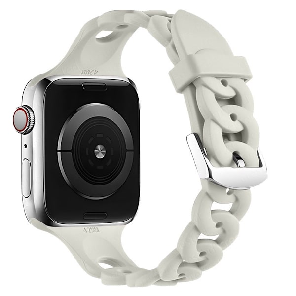 Klockarmband för Apple Watch iWatch 42-49mm Starlight