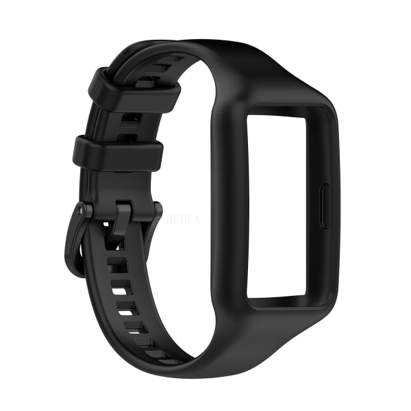 Kellon ranneke Huawei Band 6 / Huawei Honor Band 6 älykellon rannekkeeseen, urheilullinen silikoninen korvaava vyö, rannekoru, uusi Dark green For Huawei Band 6