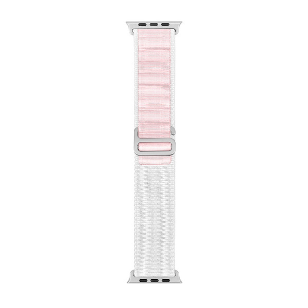 Kellon ranneke Apple Watch iWatch 42/44/45/46/49MM valkoinen vaaleanpunainen
