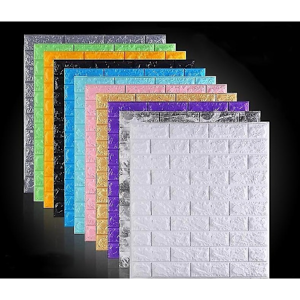 Flerfarget3 Selvklebende 3D Tapet For Stue
