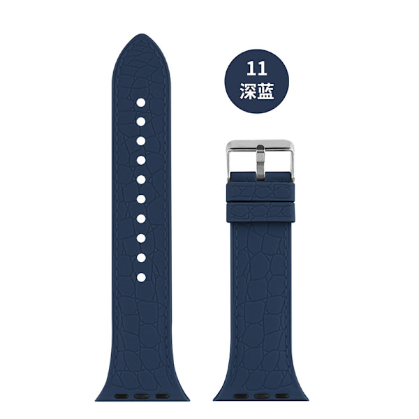 Kellon ranneke Apple Watch iWatch 38/40/41mm tummansininen