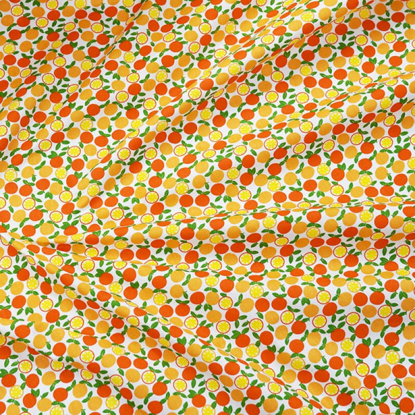160x50cm Bomull Chino Frukt Ananas Jordgubb Persika Klänning Tyg, lakan Bordsduk Handgjort skaltyg strawberry white 160x50cm