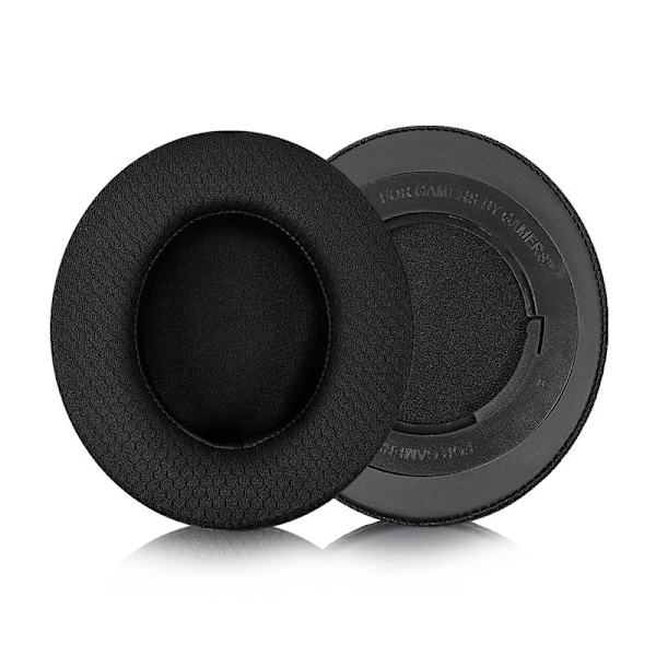 Passar Razer Kraken V2 Hörlurskuddar 7.1 Professional Edition Skumskydd Rosa Kristall Öronmuffar Läderfodral Gray Oval