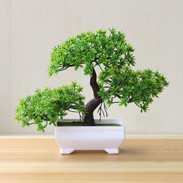 Kunstig Plante Kunstig Blomst Hjem Dekor Bonsai Tre Potteplante Falsk Blomst Potte Ornament For Hjem Rom Hage Dekorasjon c