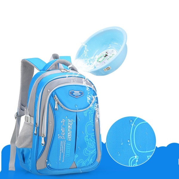 Ryggsäck Skolväska Barn Skolväskor för Tonåringar Pojkar Flickor Stor Kapacitet Vattentät Portfölj Barn Bok mochila escolar large blue