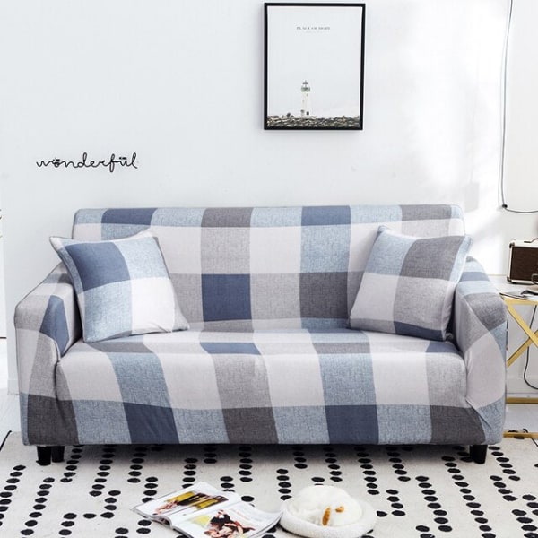 Stofbetræk til sofa med print til stue elastisk stræklagen sektions hjørnesofabetræk 1/2/3/4-personers color 20 4-seater 235-300cm