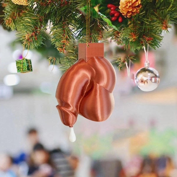 Rolig Julhänge Julgransprydnad Juldekor Trädhängande Prydnad Hem Juldekor Kreativ Gåva D One Size
